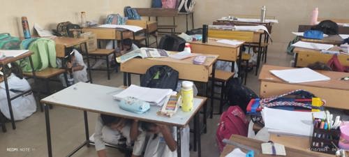 Earthquake drill